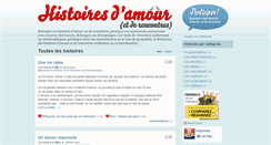 Desktop Screenshot of histoiresamour.com